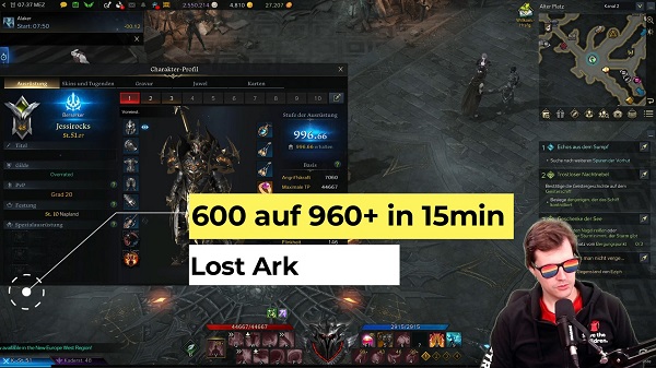 Lost Ark: Von 600 auf 960 in 15min
