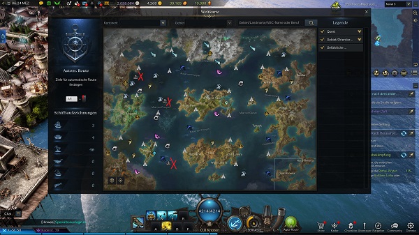 Lost Ark Geisterschiff Positionen